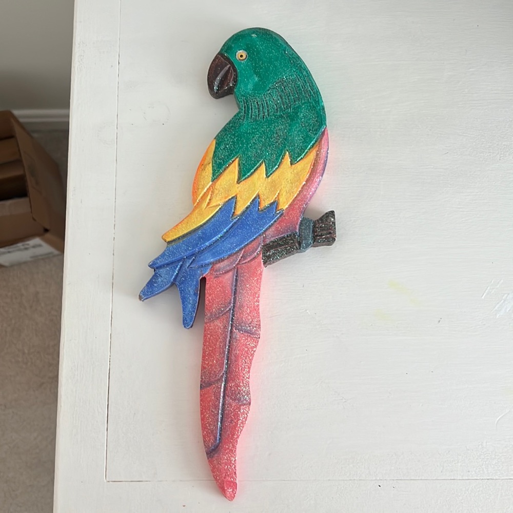 Wooden Parrot